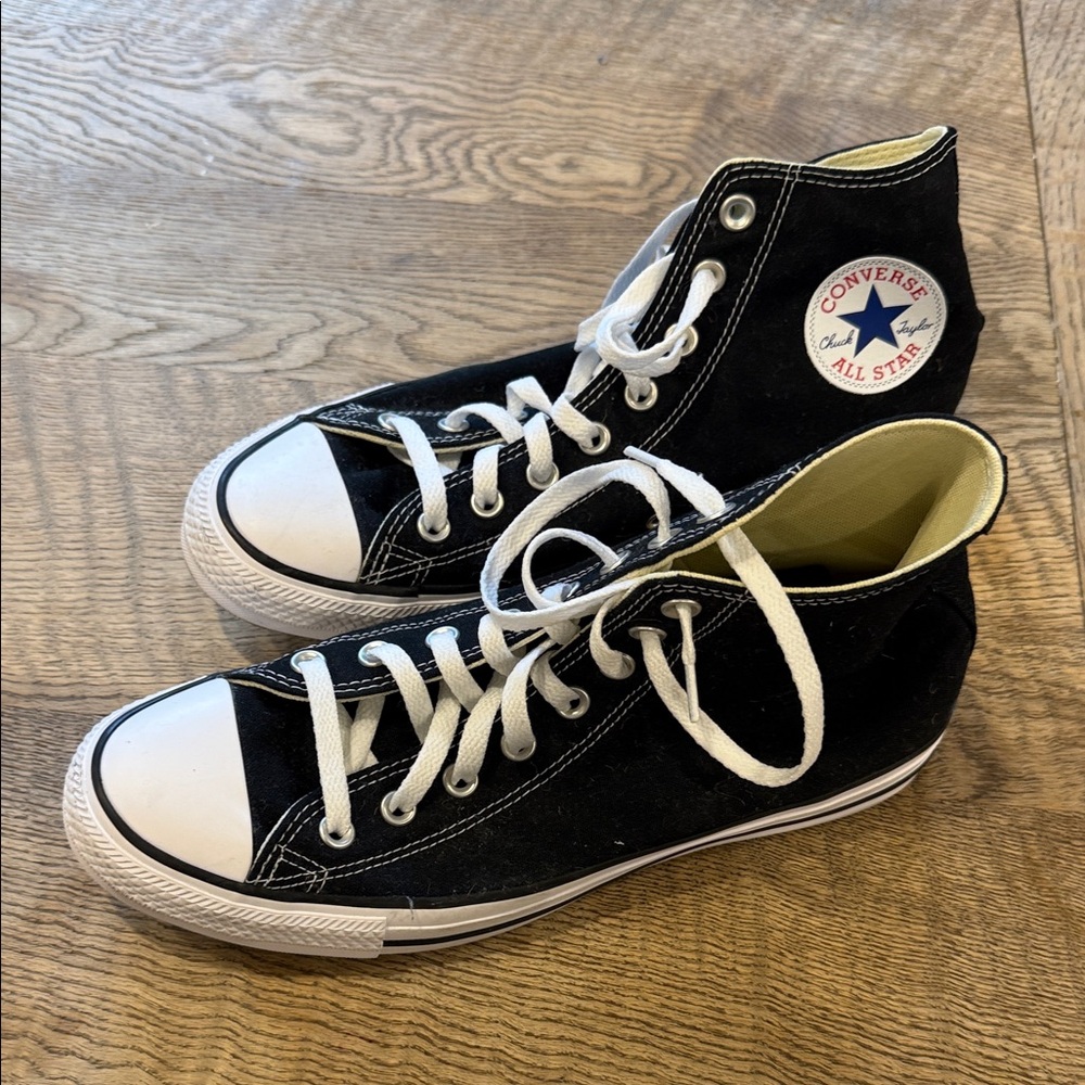 Converse Black and White High-Tops